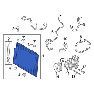 Toyota OE - A/C Condenser