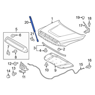 Toyota OE - Left Hood Lift Support