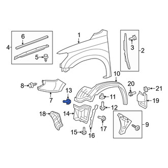 Toyota OE - Bumper Cover Retainer