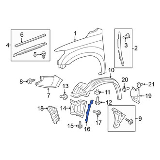 Toyota OE - Left Fender Liner Seal