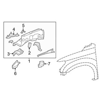 Toyota OE - Fender - Inner Components