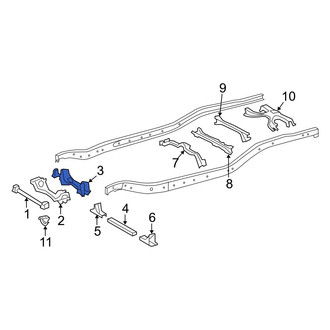 Toyota OE - Front Center Frame Crossmember