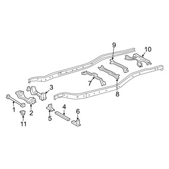 Toyota OE - Frame - Crossmembers & Components (RWD)