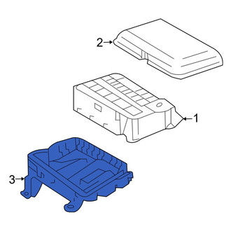 Toyota OE - Lower Fuse and Relay Center Cover