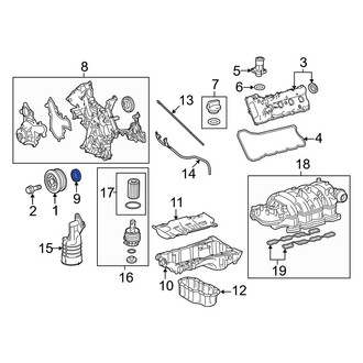 Toyota OE - Rear Engine Crankshaft Seal