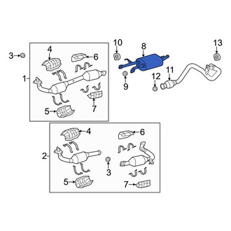 Toyota OE - Exhaust Muffler