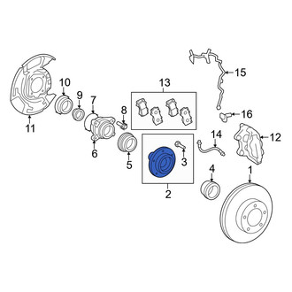 Toyota OE - Front Wheel Hub
