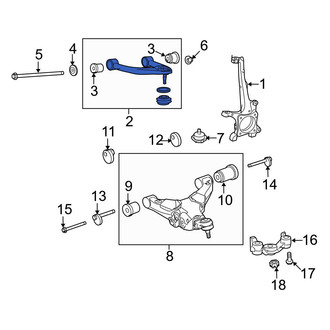 Toyota OE - Front Left Upper Suspension Control Arm