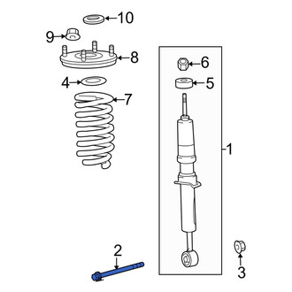 Toyota OE - Suspension Shock Absorber Bolt