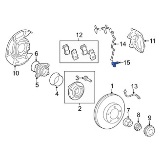Toyota OE - Rear Left ABS Wheel Speed Sensor