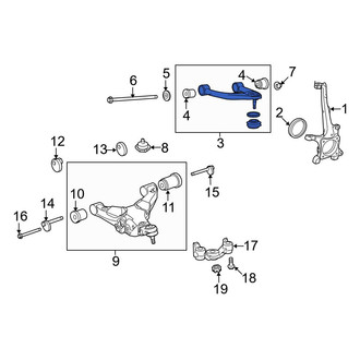 Toyota OE - Front Right Upper Suspension Control Arm