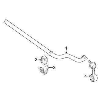 Toyota OE - Front Suspension - Stabilizer Bar & Components (4WD)