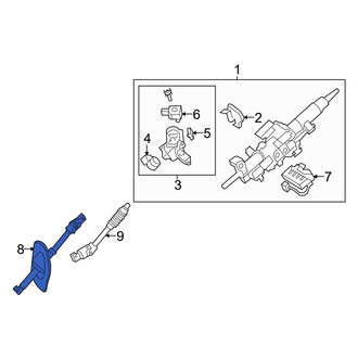 Toyota OE - Rear Steering Shaft