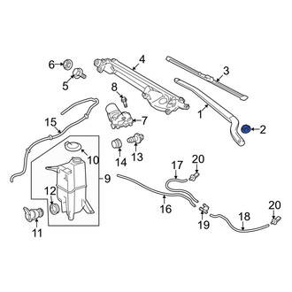Toyota OE - Wiper Arm Nut