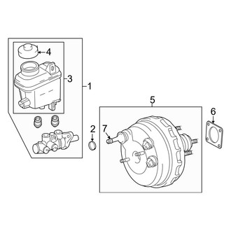 Toyota OE - Cab - Components on Dash Panel (Regular Cab), (Regular Cab)