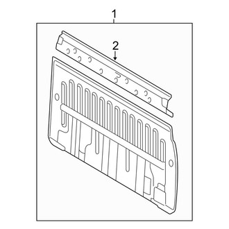 Toyota OE - Cab - Back Panel (Regular Cab), (Regular Cab)