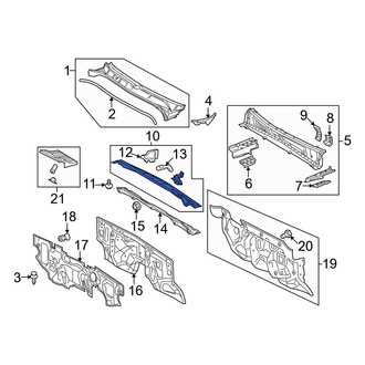 Toyota OE - Upper Cowl Panel