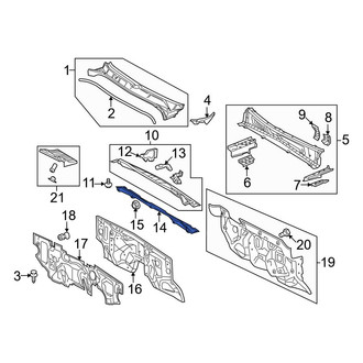 Toyota OE - Front Cowl Insulator