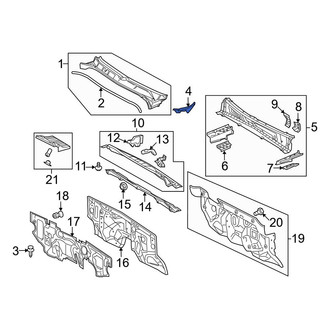Toyota OE - Right Cowl Seal