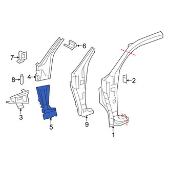 Toyota OE - Left Lower Inner Body A-Pillar