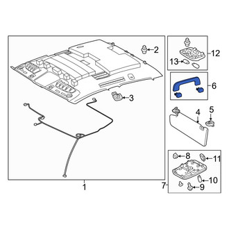 Toyota OE - Rear Interior Grab Bar