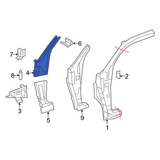 Toyota OE - Right Upper Inner Body A-Pillar