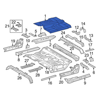 Toyota OE - Front Floor Pan