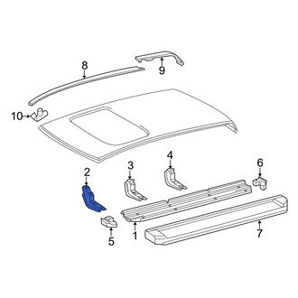Toyota OE - Running Board Mounting Bracket