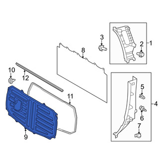 Toyota OE - Partition Panel