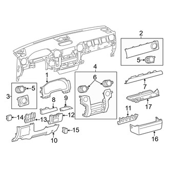 Toyota OE - Instrument Panel Components