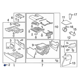 Toyota OE - Upper Bumper Cover Retainer