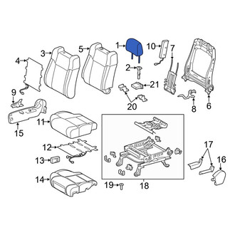 Toyota OE - Front Left Headrest