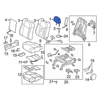 Toyota OE - Front Left Headrest