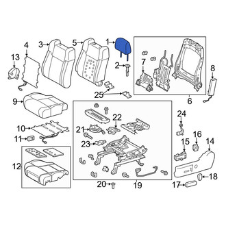 Toyota OE - Front Left Headrest