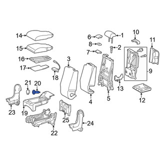 Toyota OE - Rear 12 Volt Accessory Power Outlet