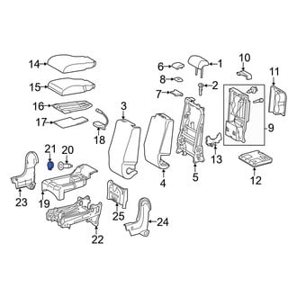 Toyota OE - 12 Volt Accessory Power Outlet Cover