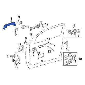 Toyota OE - Front Outer Exterior Door Handle