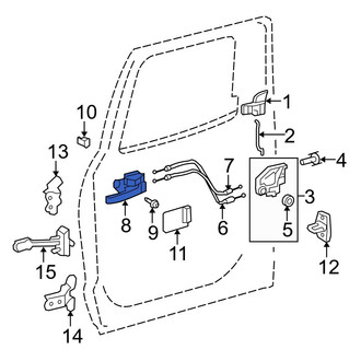 Toyota OE - Front Right Inner Interior Door Handle