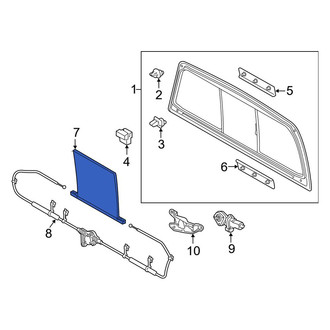 Toyota OE - Rear Cab Sliding Glass