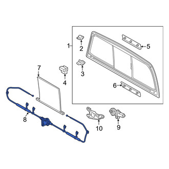 Toyota OE - Rear Center Window Regulator