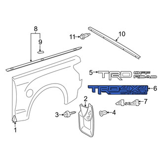 Toyota OE - Rear Truck Bed Decal
