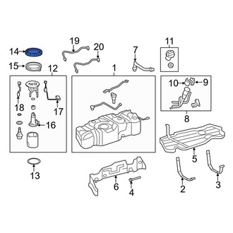 Toyota OE - Fuel Tank Lock Ring