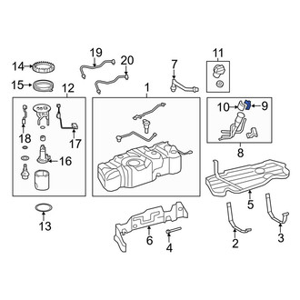 Toyota OE - Fuel Filler Neck Insulator