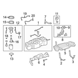Toyota OE - Fuel System Components (26 Gallon)