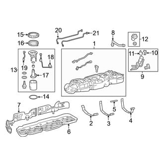 Toyota OE - Fuel System Components (38 Gallon)