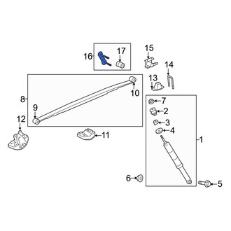 Toyota OE - Rear Leaf Spring Bracket