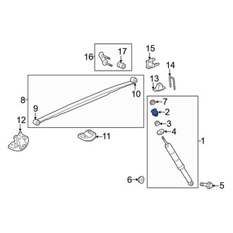 Toyota OE - Upper Suspension Shock Absorber Mount Insulator