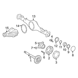 Toyota OE - Rear Suspension - Axle & Differential