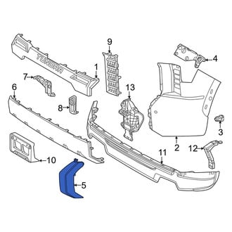 Toyota OE - Front Left Bumper Trim