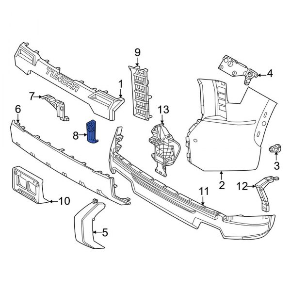 Valance Panel Bracket